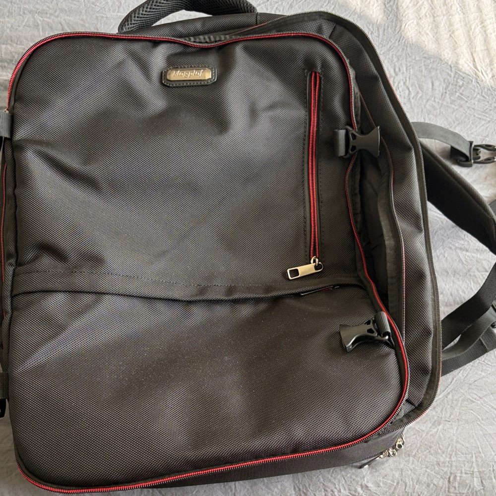 Black and Red Backpack